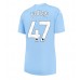 Manchester City Phil Foden #47 Voetbalkleding Thuisshirt Dames 2023-24 Korte Mouwen